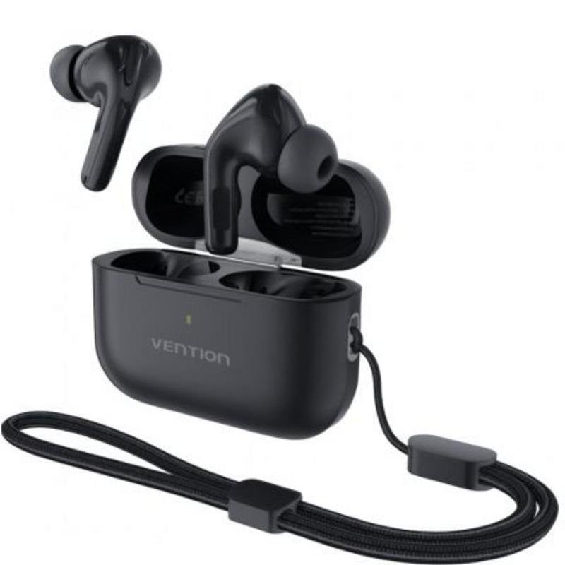 vention Auriculares Vention Echo Lite E11 Pro sans fil Bluetooth avec Réduction de Bruit Noirs