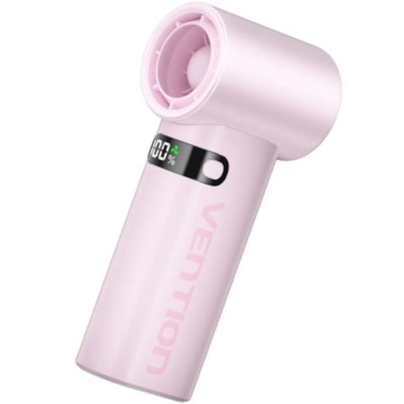 vention Mini Ventilateur de Main Vention PBEP0-ML 11,1Wh 100 Vitesses USB-C LED Rose