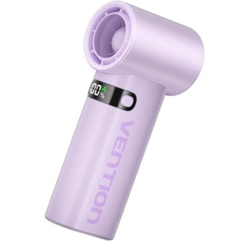 vention Mini Ventilateur de Main Vention PBEV0-ML 11,1 Wh 100 Vitesses USB-C 3000 mAh LED Purple