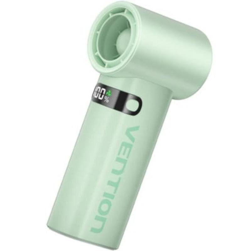 vention Mini Ventilateur Portable Vention PBEG0-ML 100 Vitesses USB-C 3000mAh Affichage LED Green