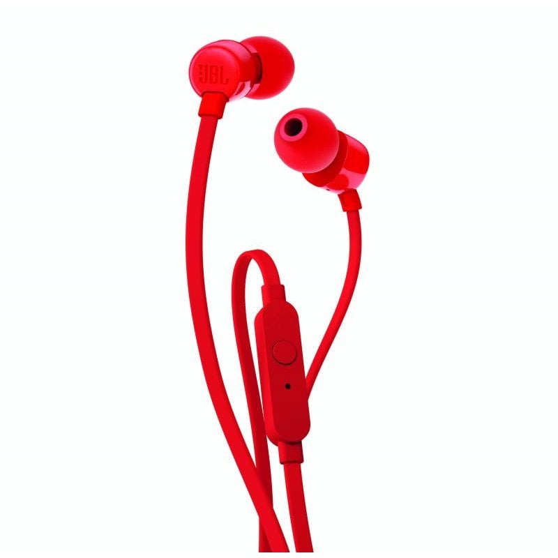 JBL JBL T110 Casque Avec fil Ecouteurs Appels Musique Red