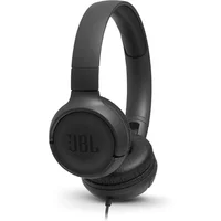 JBL T500BLK Casque Filaire Cable Plat Anti-NŒUDS
