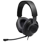 JBL Quantum 100 a�� Casque gaming filaire avec micro detachable a�� Accessoire gamer leger et confortable a�� Compatible multi plateforme a�� Couleur Black
