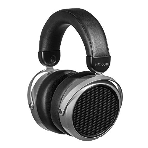 HIFIMAN HE400SE Stealth Magnets Version Over-Ear Open-Back Full-Size Planar Magnetic Wired Headphones for Audiophiles Studio, Great-Sounding, Stereo, Comfortable Fit-Sliver