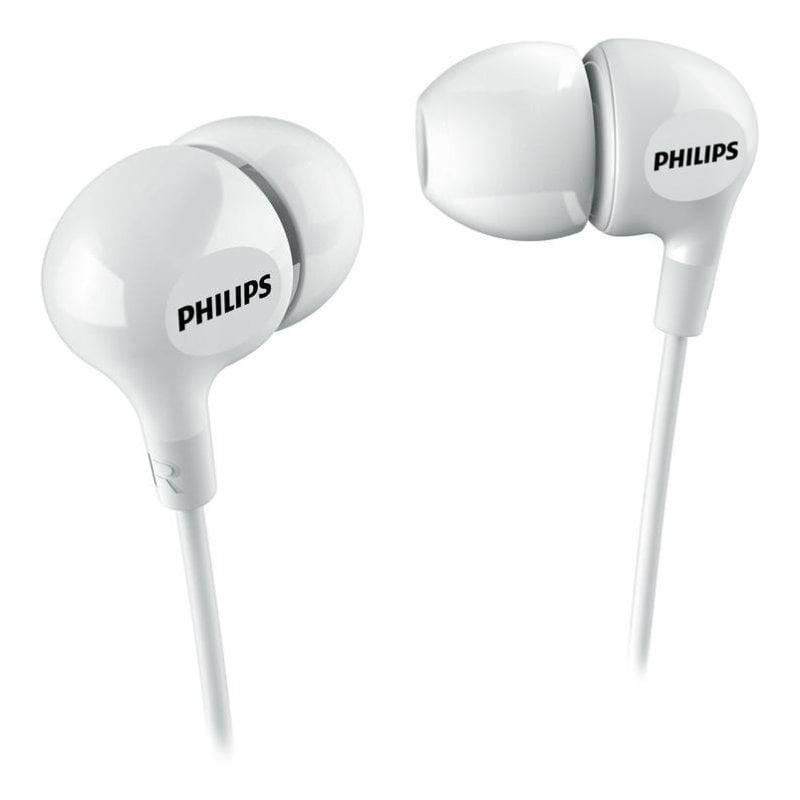 Philips Auriculares Philips SHE3550WT filaires Jack 3.5 mm intra-auriculaires graves puissants blancs