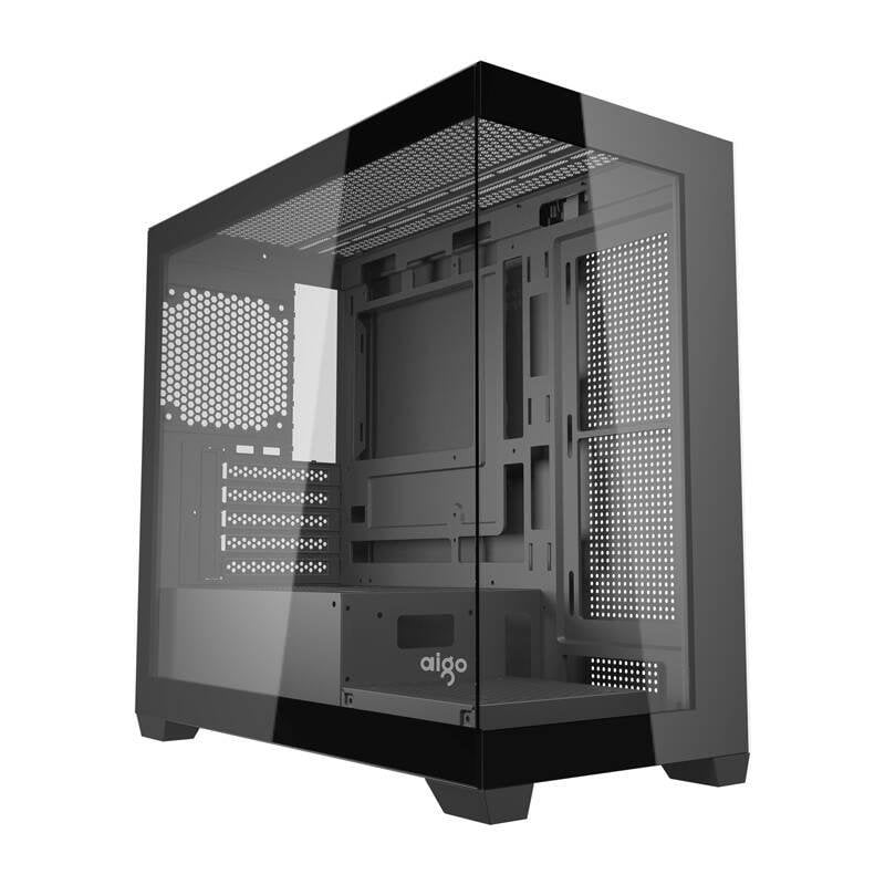 darkflash Boîtier PC Darkflash C218M Mini Tower 6 ventilateurs ARGB Black