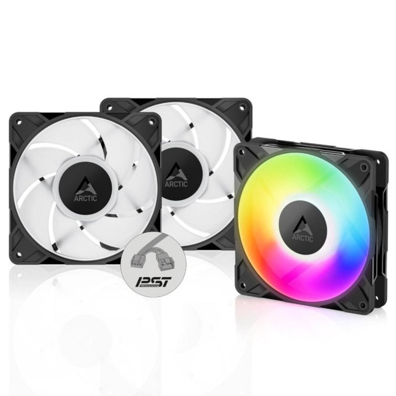 Arctic Ventilateur supplémentaire Arctic P12 Pro A-RGB 120mm 3000RPM PWM éclairage digital