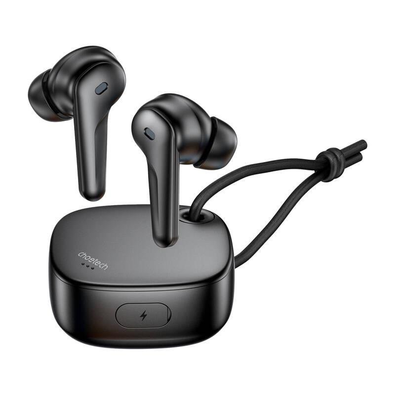choetech Auriculares Choetech BH-T17 sans fil Bluetooth 5.4 avec ANC et IPX6 noirs