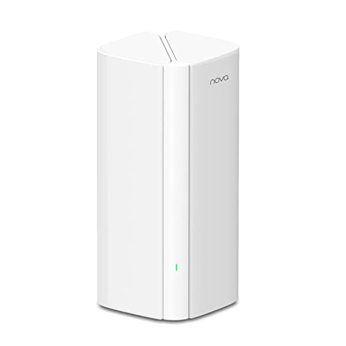 Tenda AX3000 Wi-FI 6 MX12(1 Paquet) Mesh système -Couverture de 1 à 2 pièces recommandée, l'itinérance Transparente, Contrôle Parental, Beamforming, Remplacement de Bi-Bande Répéteur Routeur