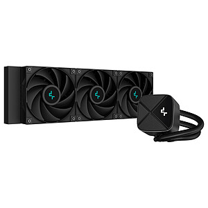 DEEPCOOL - LS720S Zero Dark - Watercooling AIO CPU - 3x120mm - Black
