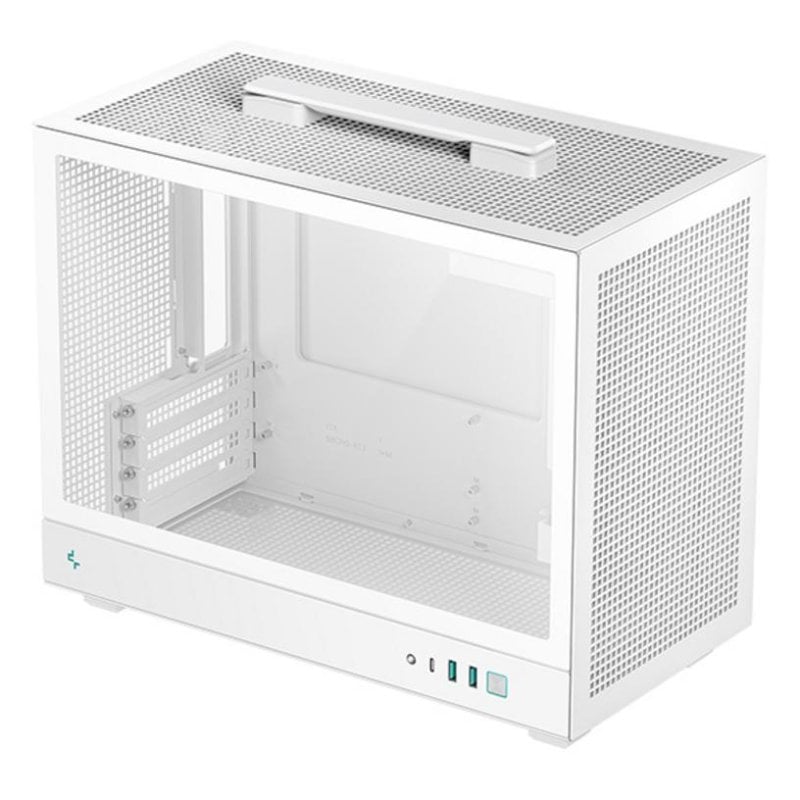 deepcool Boîtier PC DeepCool CH160 PLUS WH Micro ATX Mini-ITX White SFF