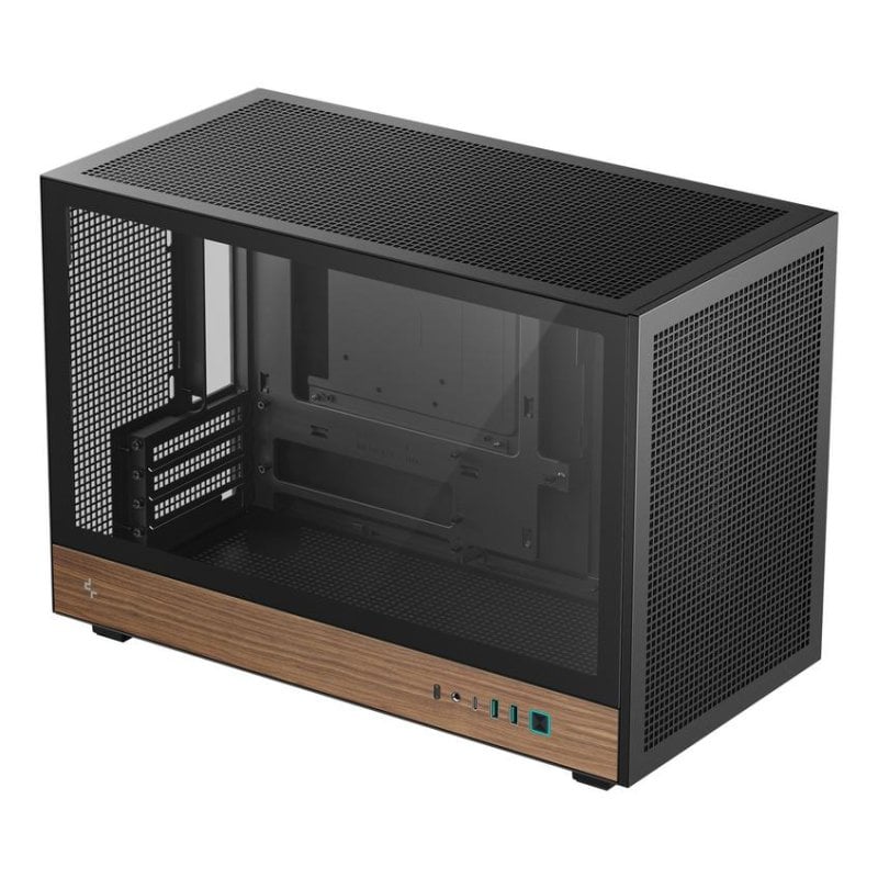 deepcool Boitier DeepCool CH260 WOOD Micro ATX Black Bois Verre Trempé Gaming