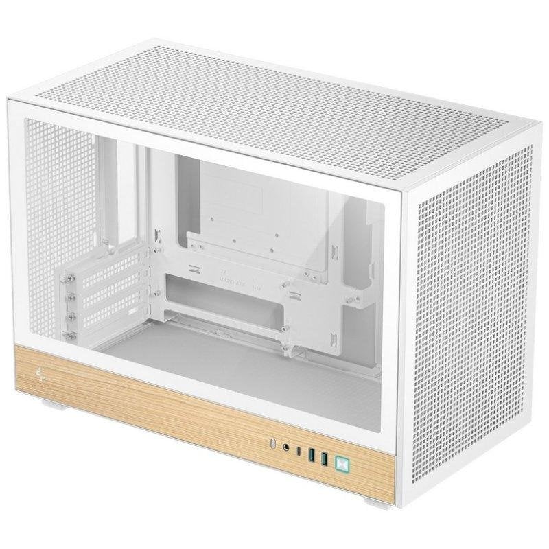 deepcool Boitier PC DeepCool CH260 WOOD WH