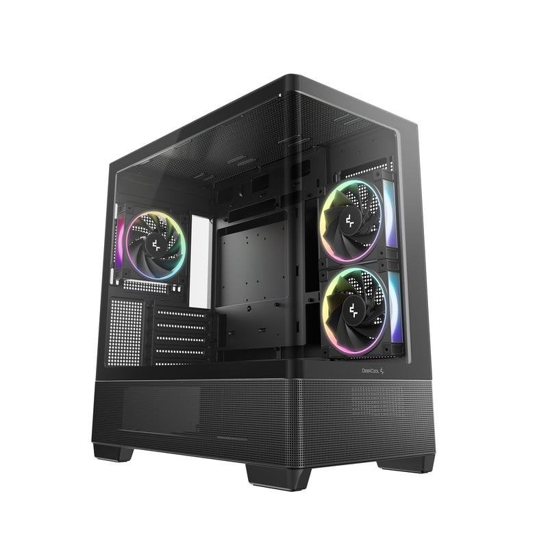 deepcool Boitier PC DeepCool CG380U 3F Tour Verre Trempe RGB