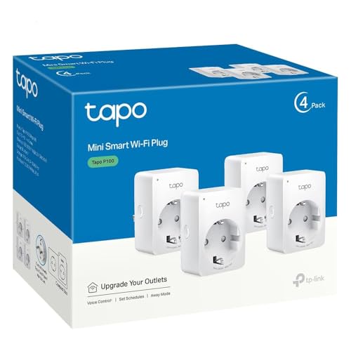 tapo-by-tp-link Prise intelligente TP-Link Tapo P100 Wi-Fi Commande vocale et Statistiques de consommation