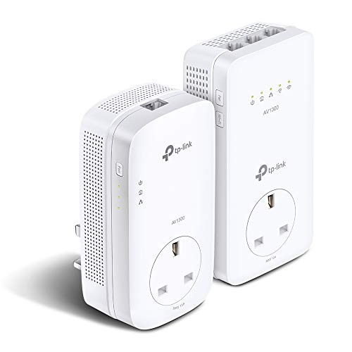 TP-Link TL-WPA8631P KIT V3 Wi-Fi Kit - Powerline adapter kit - GigE, HomePlug AV (HPAV), HomePlug AV (HPAV) 2.0, IEEE 19