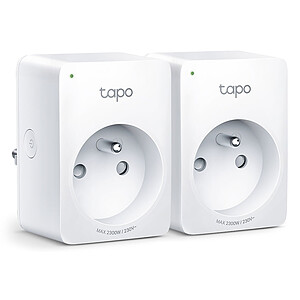 tapo-by-tp-link TP-Link Tapo P100 Mini Smart Wifi Smart Socket Pack 2 Unités
