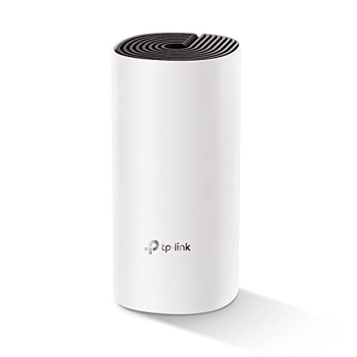 TP-Link Deco E4(1-Pack) Systèmes WiFi Mesh Rapide - Contrôle Parental - Ports Ethernet - Couverture WiFi jusqu'à 140m2 - Compatible avec Amazon Alexa et IFTTT