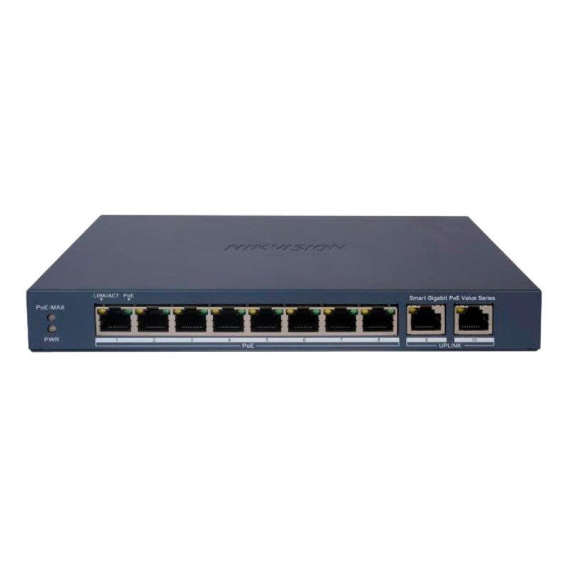 hikvision Switch Hikvision DS-3E1510P-EI M 8 ports Gigabit PoE Long Range 2 Uplink