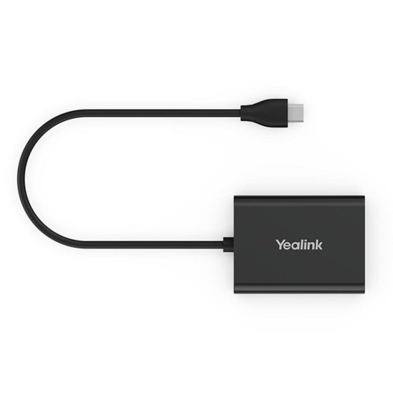 Yealink Adaptateur de contrôle Yealink EHS61 compatible WH62 63 avec câble Black