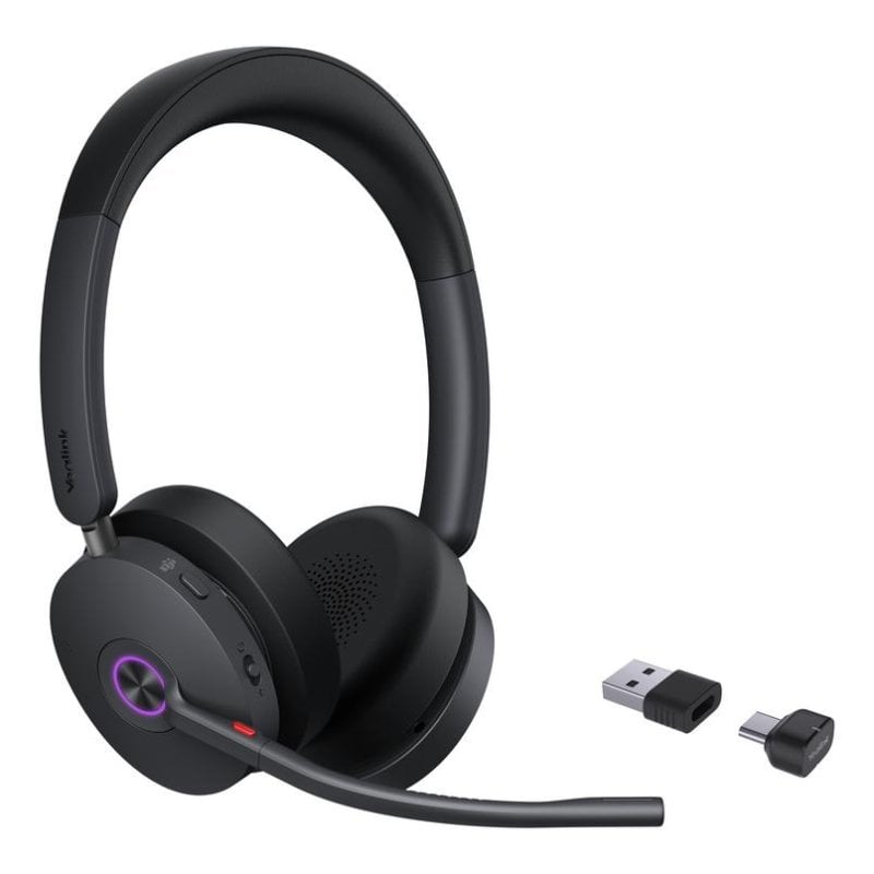 Yealink Casque Yealink BH74 sans fil Bluetooth avec réduction active de bruit, bureau, Black