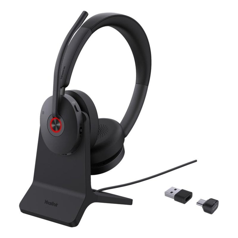 Yealink Auriculaires Yealink BH74 sans fil Bluetooth ANC pour bureau Teams USB-C A Black