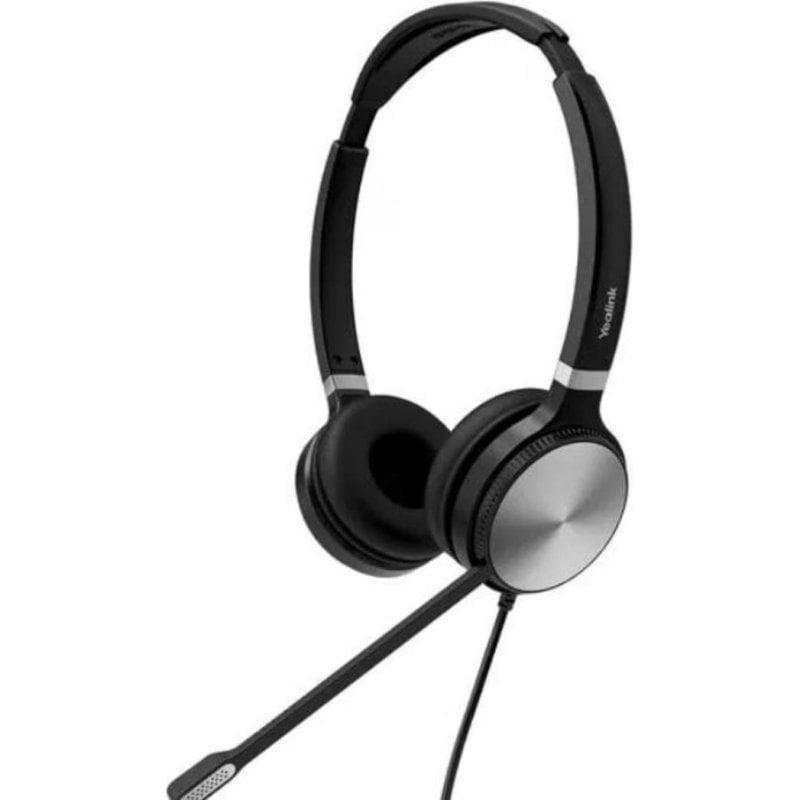 Yealink Casque Yealink YHS36 Dual filaire RJ9 pour bureau et call center avec réduction de bruit Black