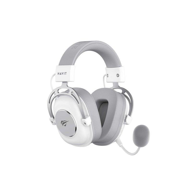 havit Auriculaires Havit H2002YG sans fil et filaire Bluetooth, gaming, micro, White et Grey