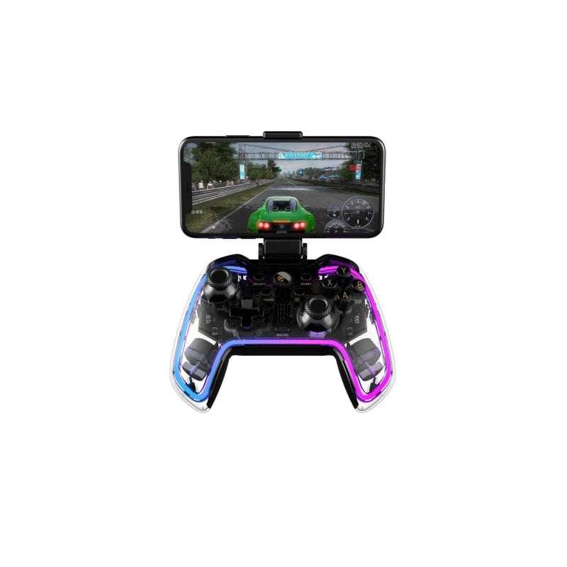 havit Manette Havit 6939119064648 Bluetooth Multiplateforme Transparent LED