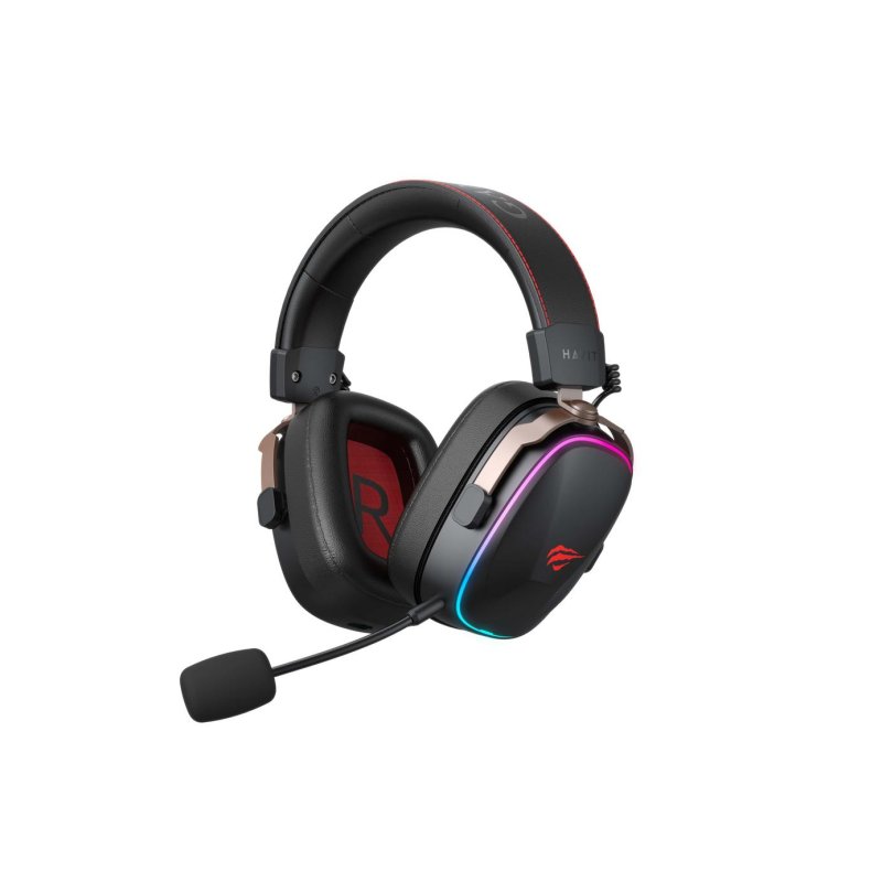havit Casque Havit 6939119065584 Gaming filaire et sans fil Bluetooth, micro boom, Black et Red