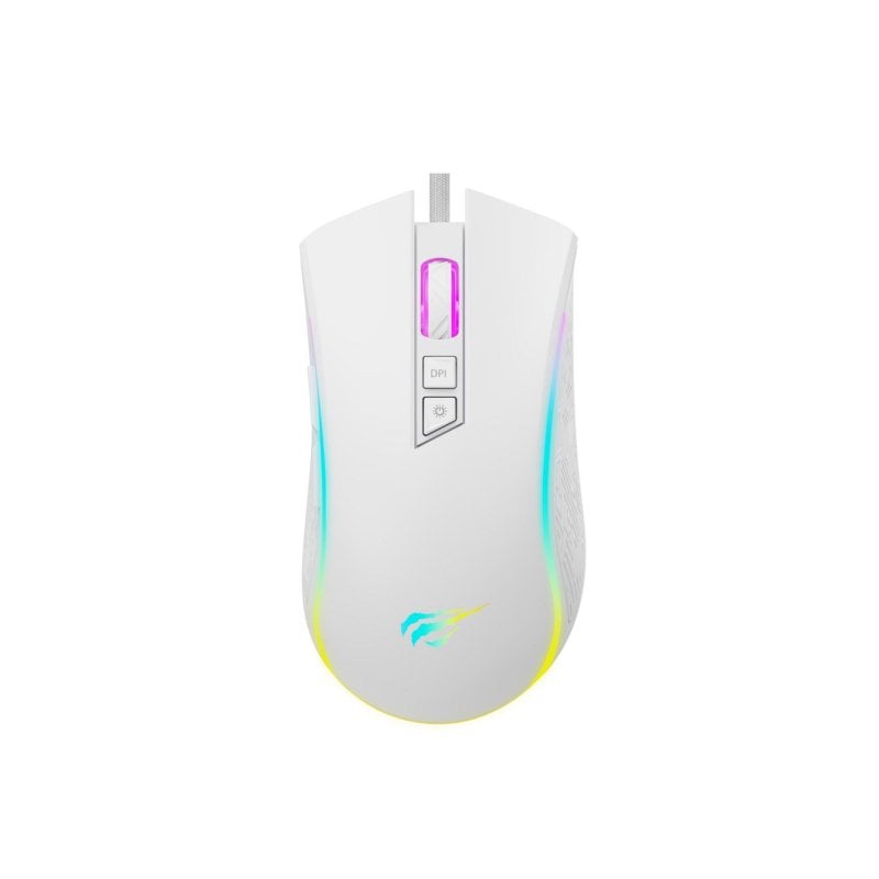 havit Souris Havit MS1034 USB 4800 DPI White 7 Boutons Programmables Gaming