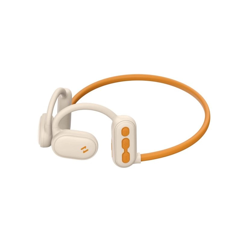 havit Ecouteurs Havit 6939119066482 sans fil Bluetooth tour de cou usage quotidien beige