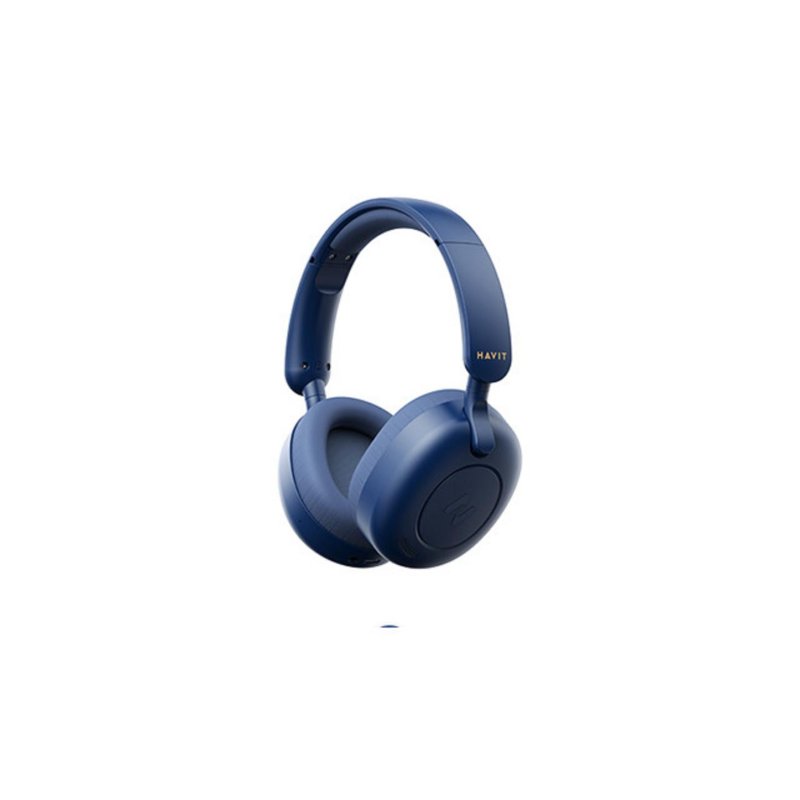 havit Casque Havit H655BT sans fil et filaire Bluetooth avec Réduction Active de Bruit, micros, Blue
