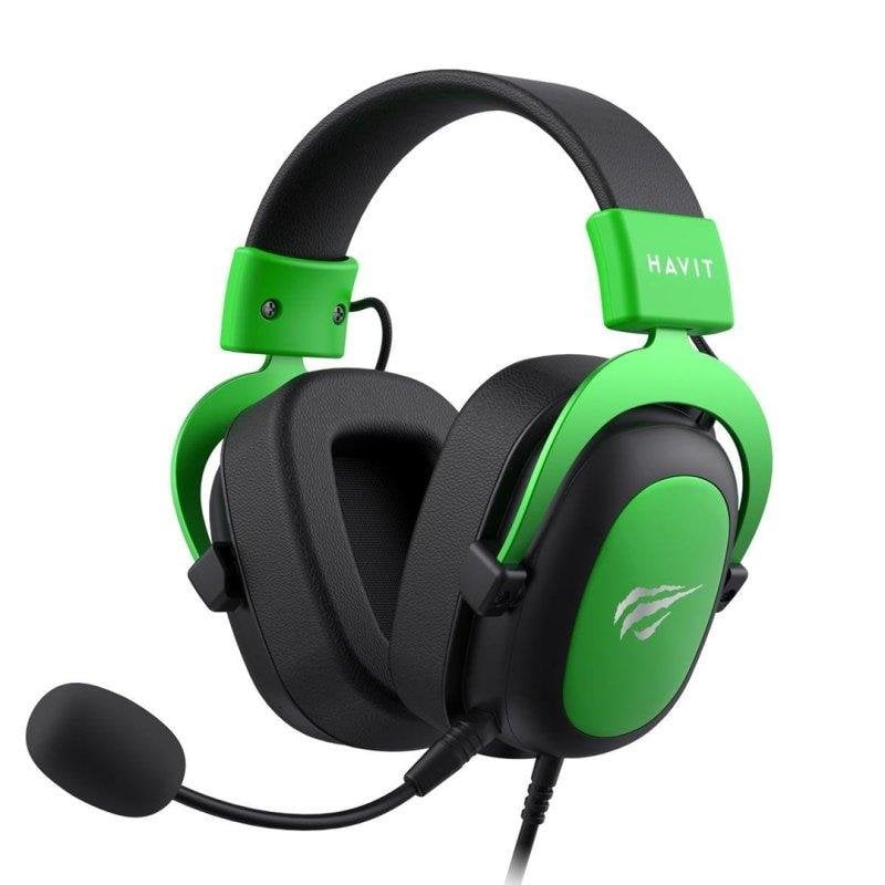 havit Casque Havit H2002d filaire jack 3,5 mm Gaming câble détachable micro Boom Black