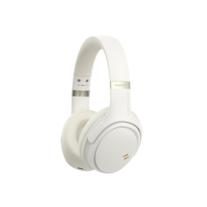 havit Casque Havit H630BT PRO sans fil et filaire Bluetooth avec réduction active de bruit, microphone, Yellow
