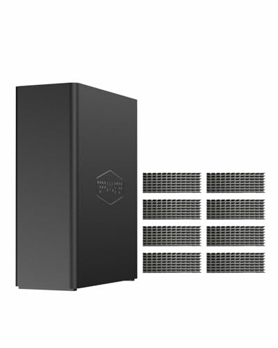 TERRAMASTER F8 SSD Plus NAS - 8 Baies Tout SSD, CPU i3 8-Core 8-Thread, 16 Go RAM DDR5, Port 10 GbE, Stockage Réseau Compact Haute Performance