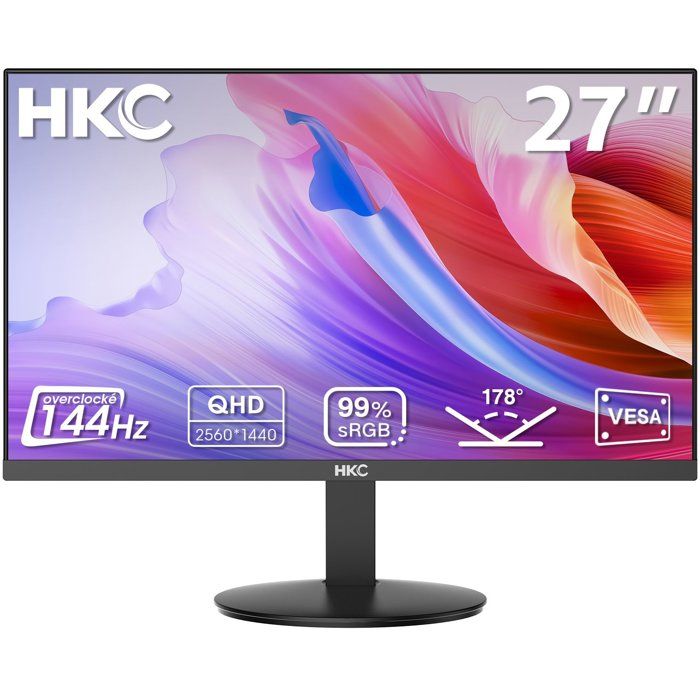 Ecran PC HKC 27 QHD 144Hz Dalle IPS 1ms V2718QS
