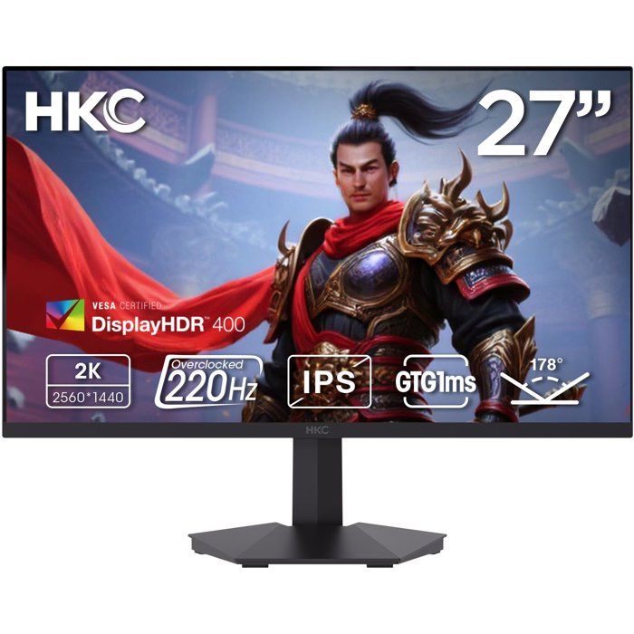 Ecran PC Gamer HKC 27 QHD 200Hz Dalle IPS 1ms G27H2DPro
