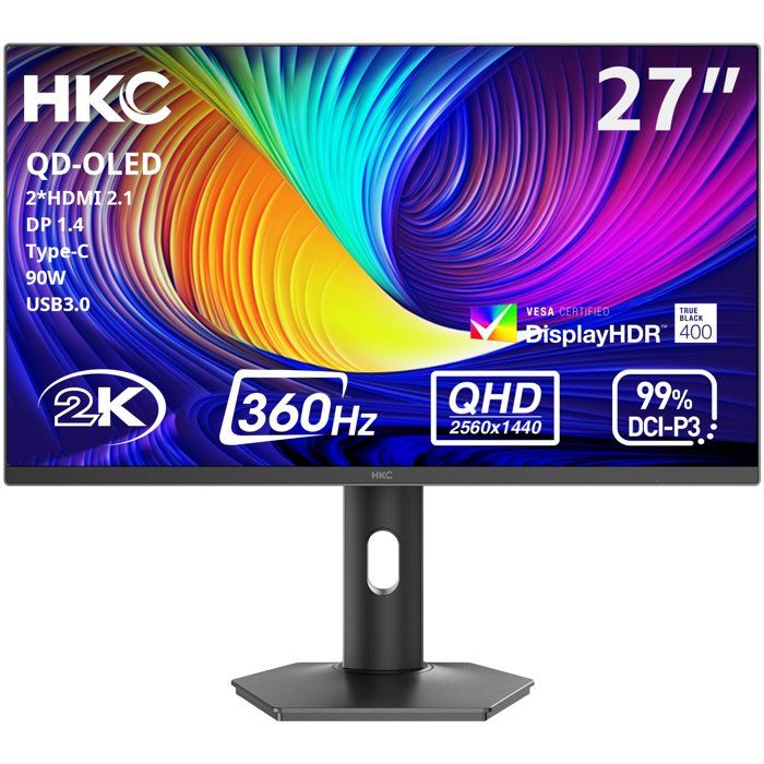 HKC GS27QES 27 OLED QHD 360Hz 0,03ms G-Sync FreeSync