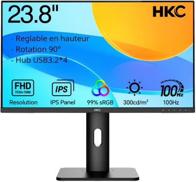 Ecran Pc 4k HKC B2412f Business Fhd Ips 24