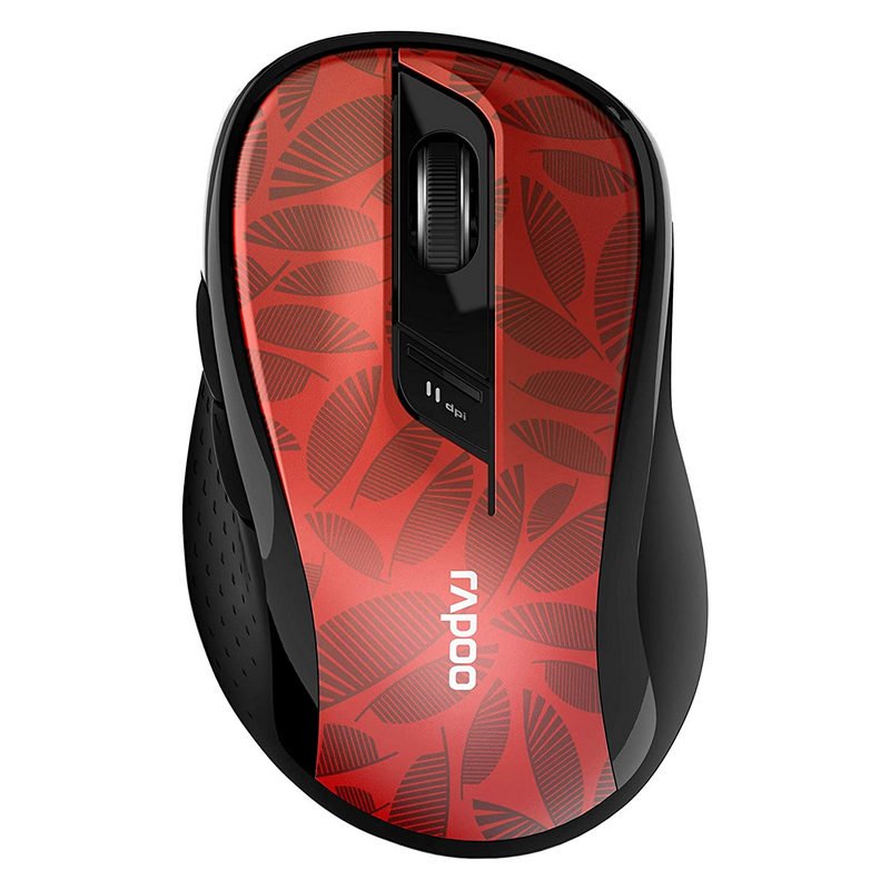 Rapoo Rapoo M500 Souris Optique Sans Fil Silencieuse 1600DPI Red