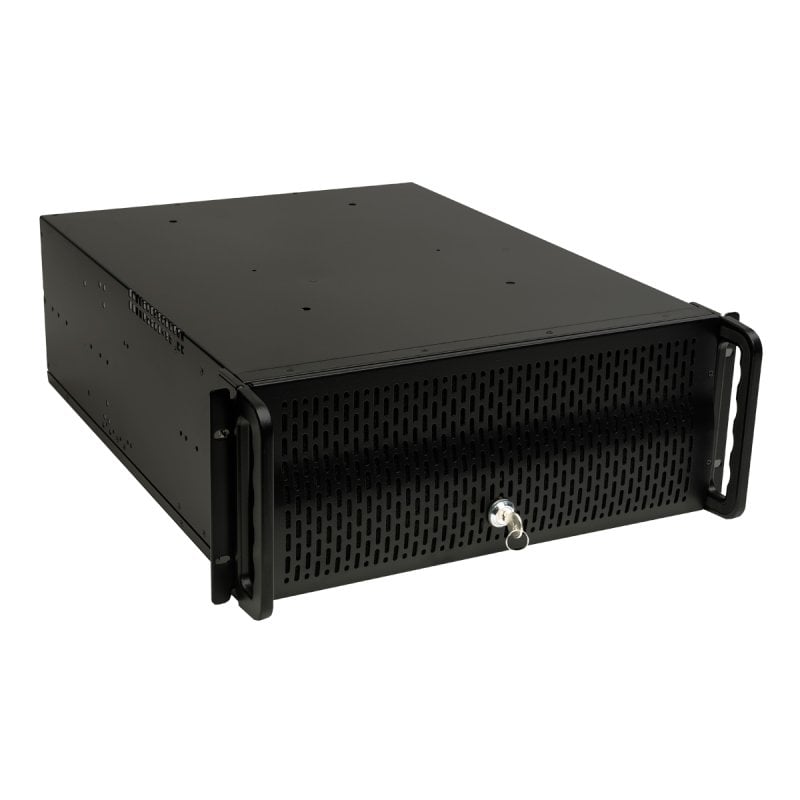 unykach UK 4129 Rack Box 19 4U Black sans Alimentation