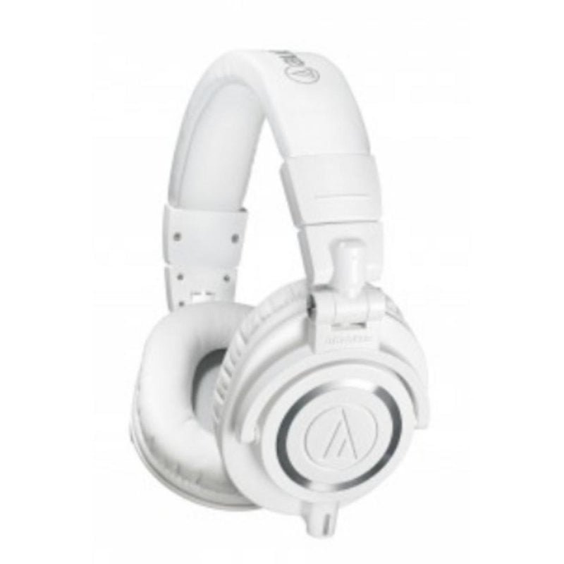 Audio-Technica Auriculaires Audio-Technica ATH-M50XWH filaires Jack 3,5 mm Monitoring Blancs