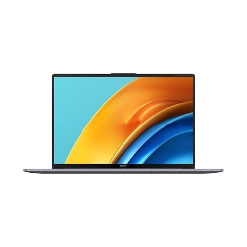 HUAWEI MateBook D16, Processeur Intel Core i5-12450H, 16 Go RAM 512 Go SSD, Ecran FullView 16’’ FHD avec Mode Eye Comfort, Châssis Metal et léger, Capteur d’Empreinte, AZERTY, Gris