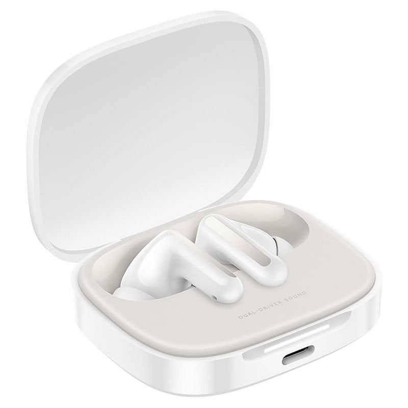 Xiaomi Écouteurs Bluetooth Xiaomi Redmi Buds 6 à réduction de bruit White céleste