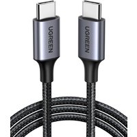 UGREEN Câble USB-C mâle mâle Nylon 60W - 1m - Noir