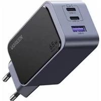 UGREEN Chargeur Nexode S 65W - USB-A 2xUSB-C - Gris