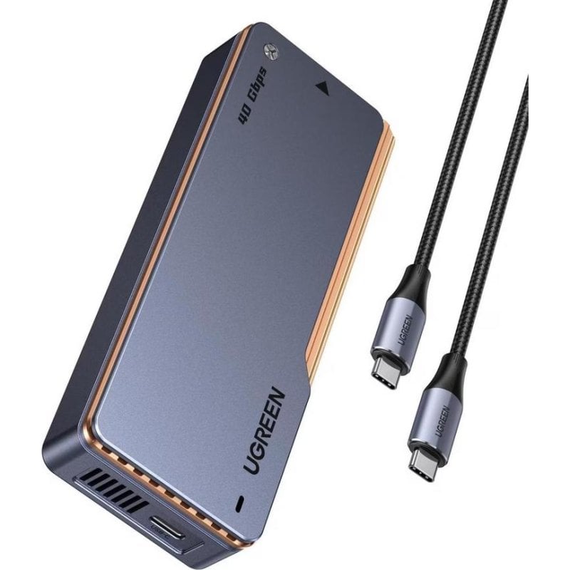 ugreen Caja PC Ugreen 65727 M.2 2280 Aluminium Grey et Silver USB-C NVMe