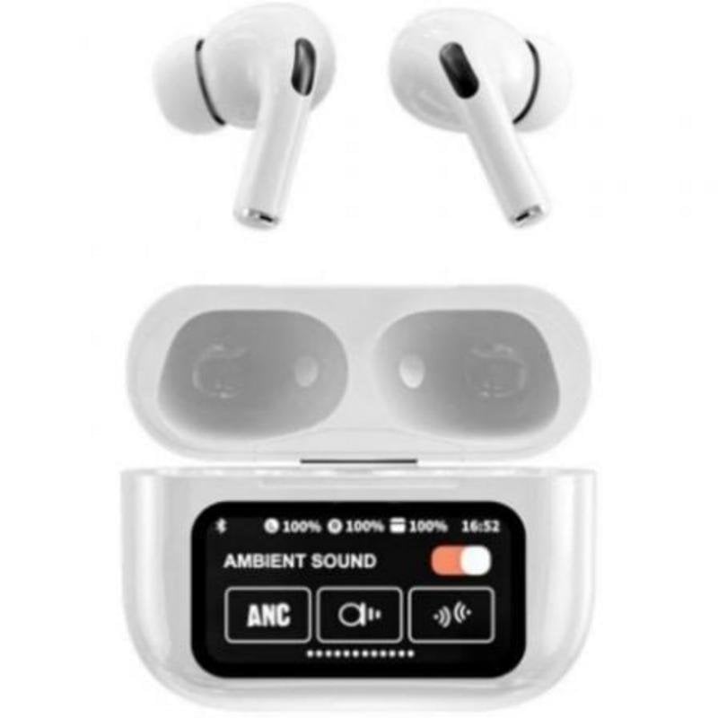 qubo Ecouteurs Qubo TWS-400WT sans fil Bluetooth avec ANC, micro et USB-C, blancs