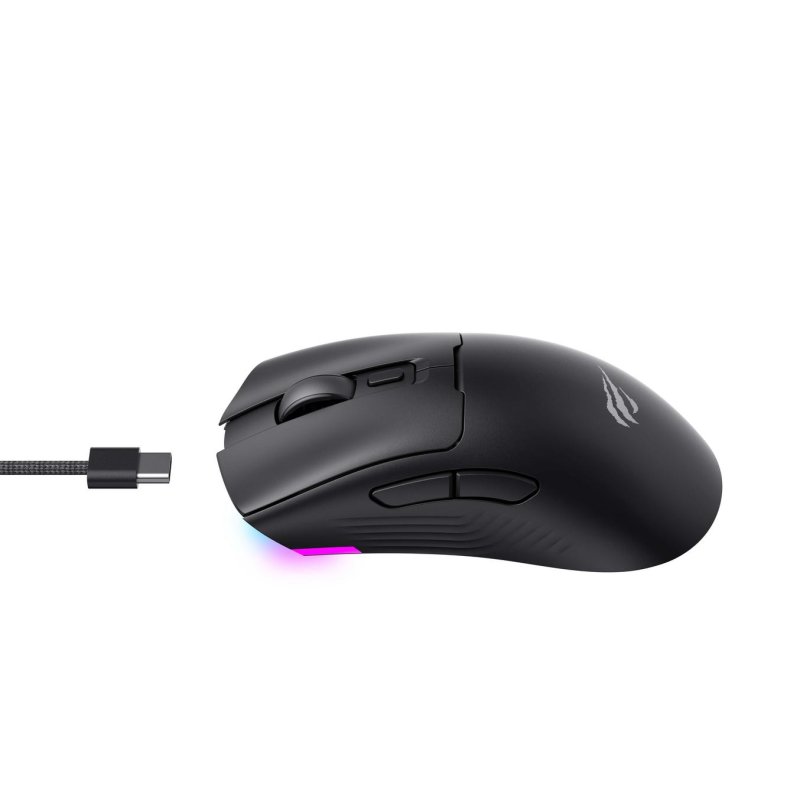 havit Souris Havit 6950676229844 Gaming Sans Fil Bluetooth Câble 10000DPI Black 7 Boutons